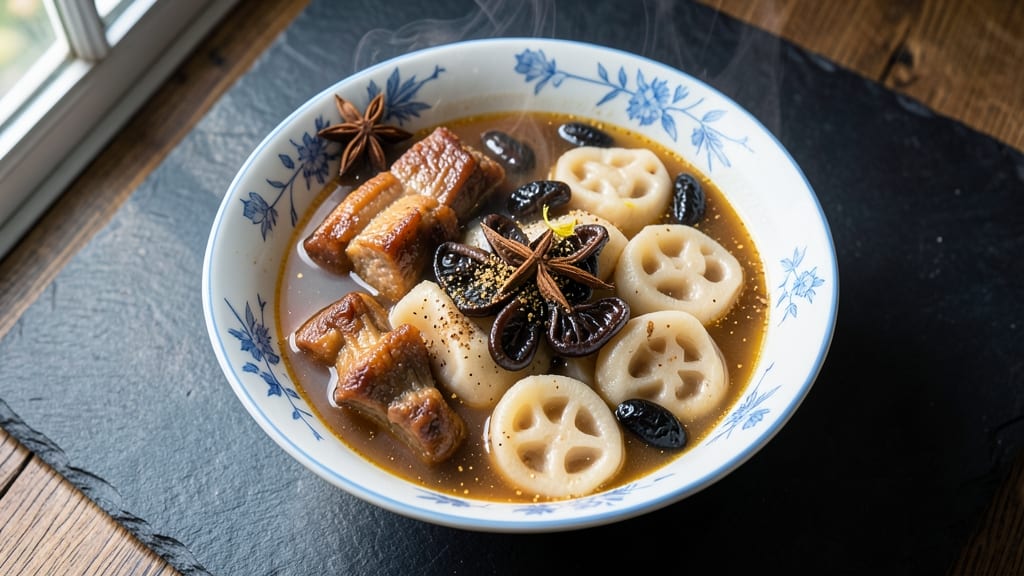 Chinese Rice Cake Soup Recipe: Silky Broth with Fragrant Five-Spice Notes