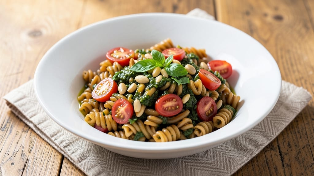 Brown Rice and Fusilli Pasta Recipe: Nutty Earthy Fusion With Al Dente Noodles