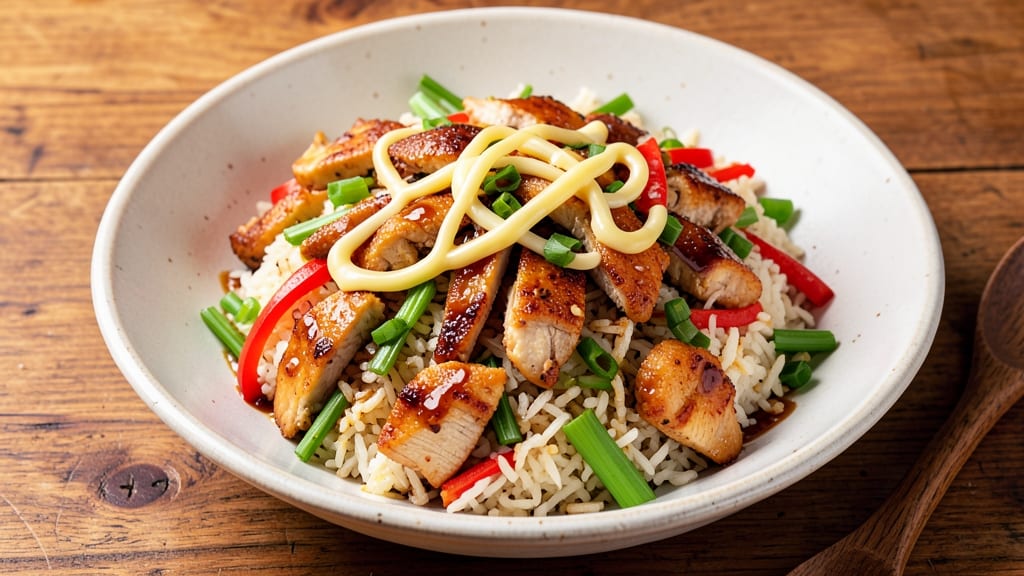 Chinese Restaurant-Style Chicken Fried Rice Recipe: Wok-Seared Protein and Celery Crowns