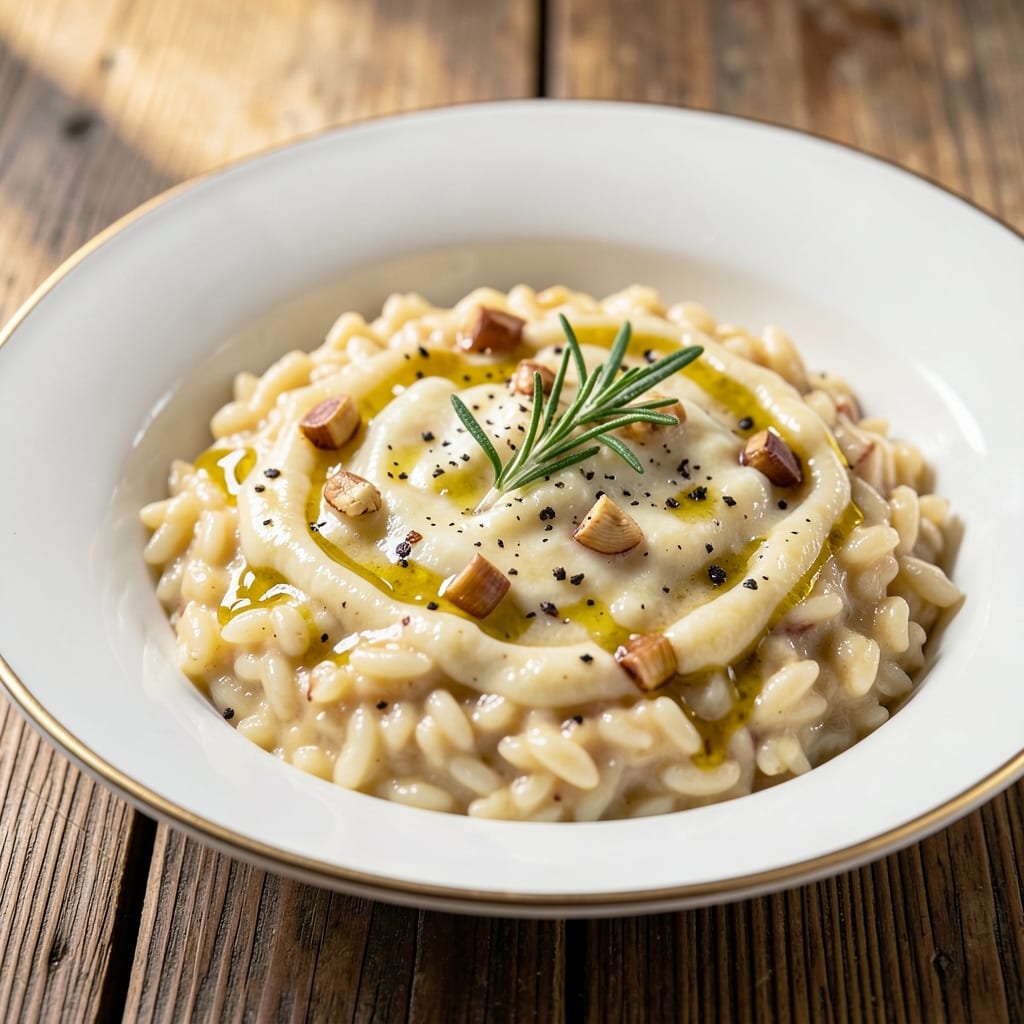 Asiago Rice Recipe: Melty Cheese and Herbed Arborio Blend