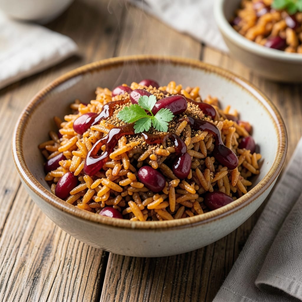 Armenian Red Rice Recipe: Smoky Pomegranate and Barberry Crunch