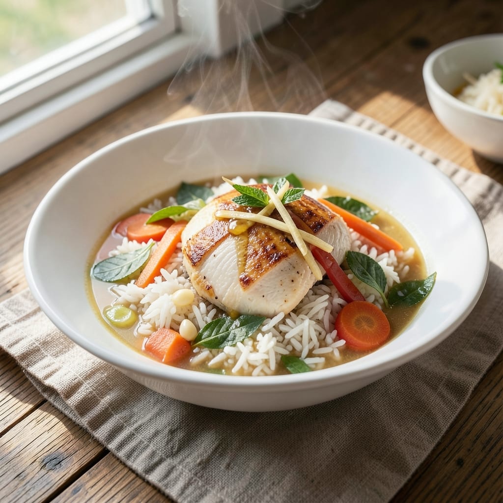 Arroz Caldo Recipe Cooked Rice: Filipino Comfort Bowl With Ginger-Lime Zing