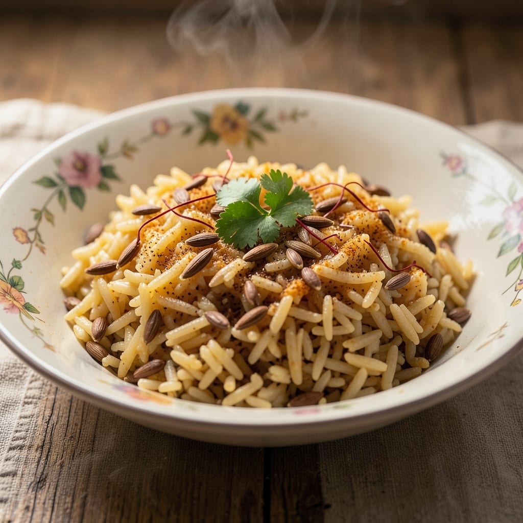 Ajwain Rice Recipe: Herbaceous Crunch and Earthy Warmth in One Pot