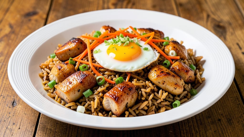 Brown Rice Chicken Fried Rice Recipe: Savory Wok Crunch With Caramelized Celery Bites