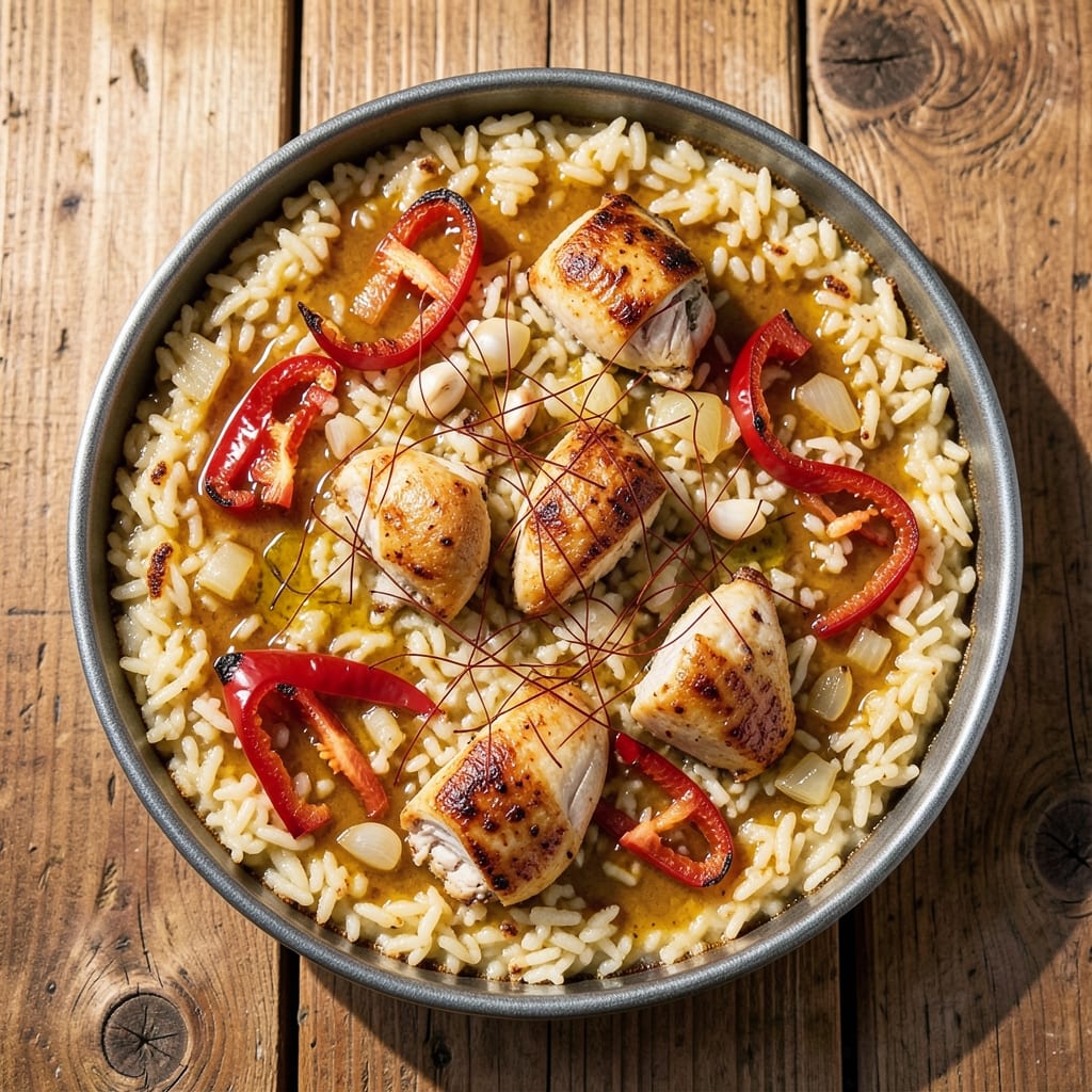Arborio Rice for Paella Recipe: Saffron-Infused Crunch and Golden Crust Mastery
