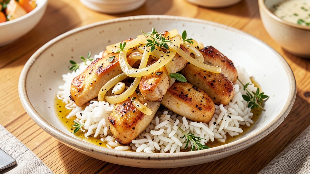 Chicken and Rice Mixed Together Recipe: Savory Stir-Fry Fusion in One Skillet