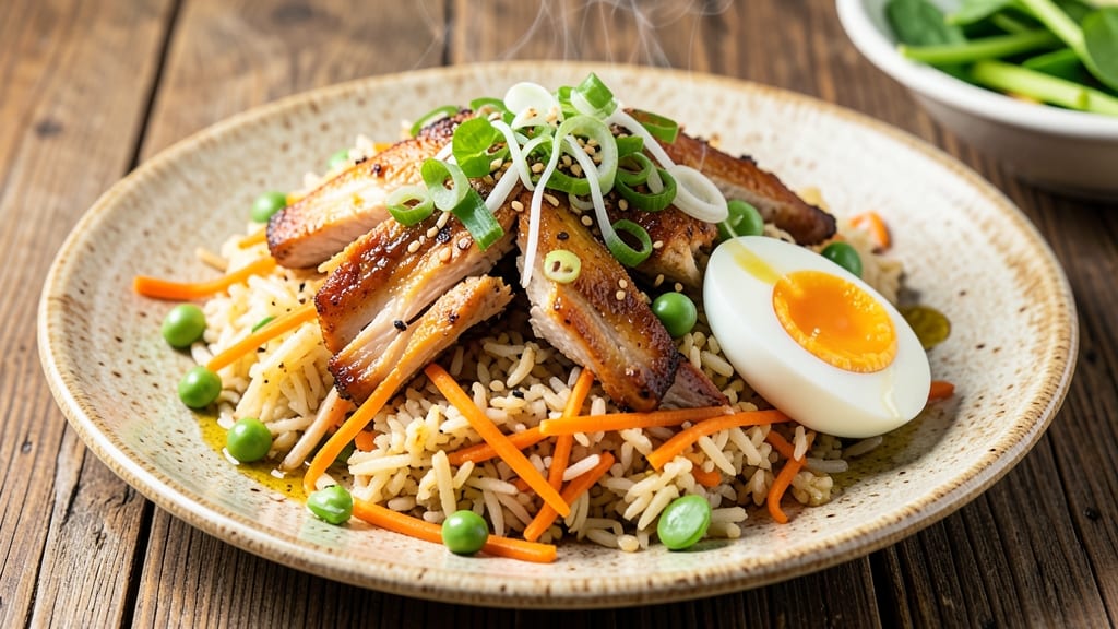 Chicken Fried Rice Recipe Using Rotisserie Chicken: Shredded Tender Meat Meets Wok-Tossed Crunch