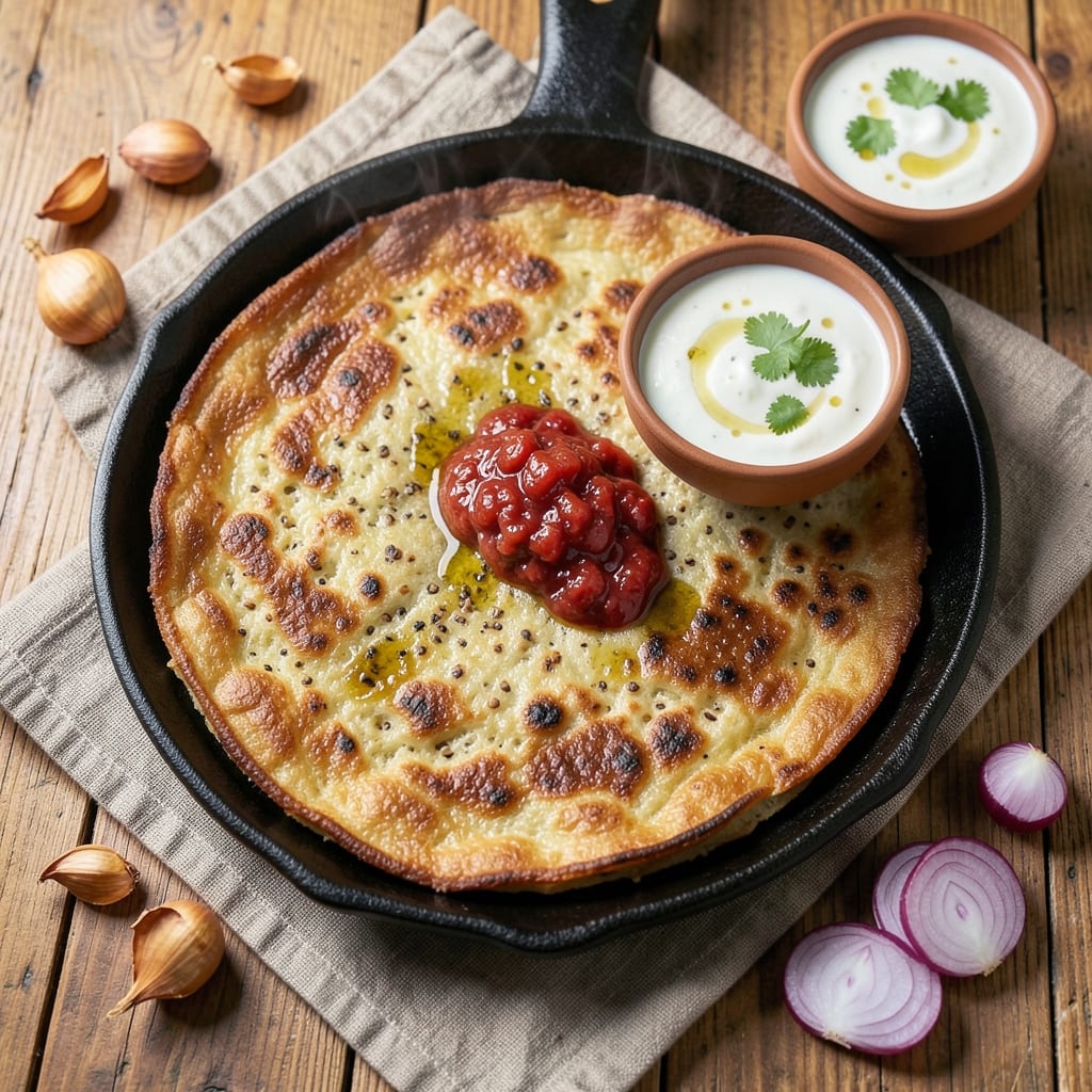 Adaí Dosa Recipe Without Rice: Fermented Lentil Pancakes with Crispy Edges