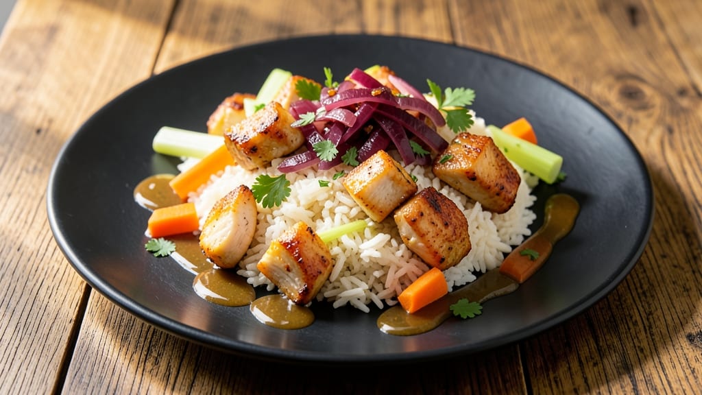 Chicken Mix Rice Recipe: One-Pan Crispy Celery Crown Magic