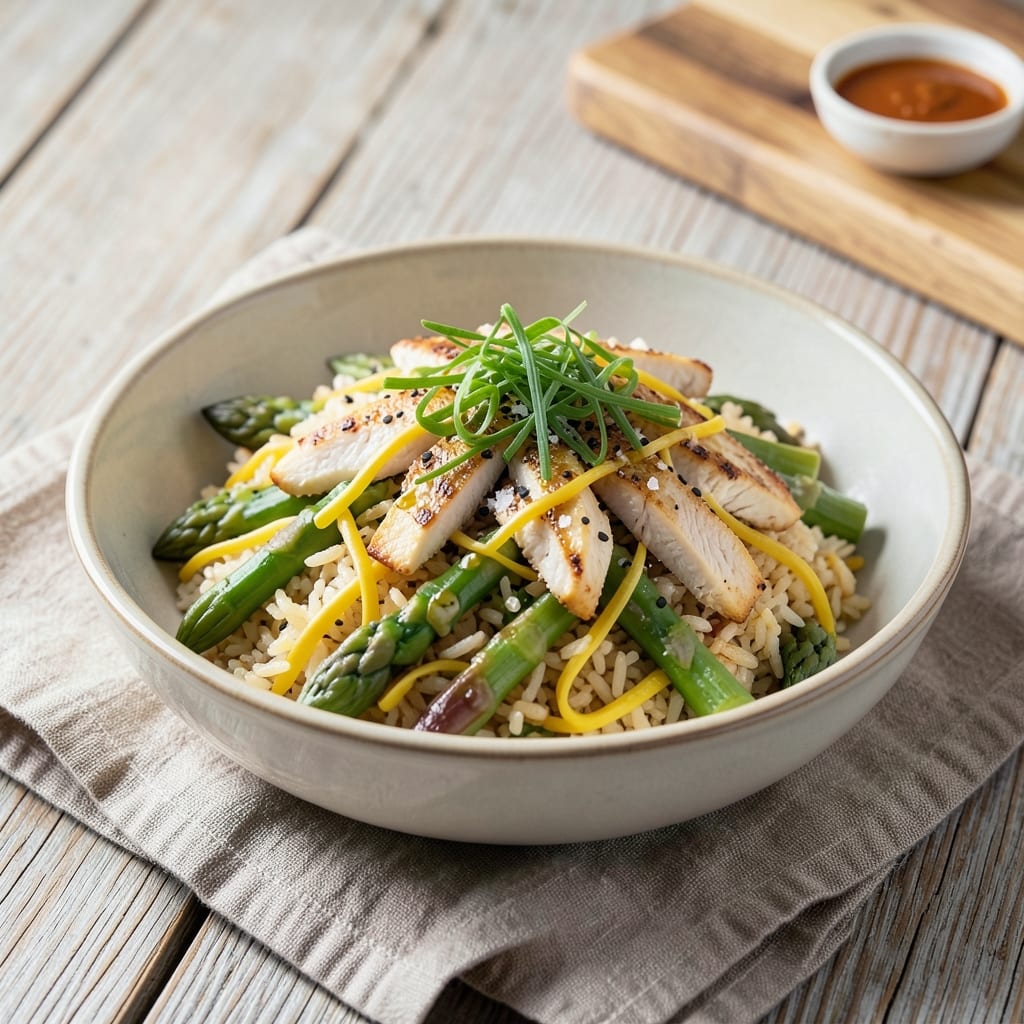 Asparagus Fried Rice Recipe: Bright Green Bites with Crispy Edges