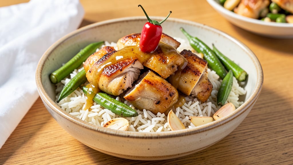 Chicken Okra Rice Recipe: West African-Inspired One-Pot Magic
