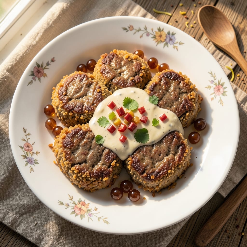 Anarsa Recipe With Rice Flour: Crispy-Crusted Lamb Over Toasted Spice Rice