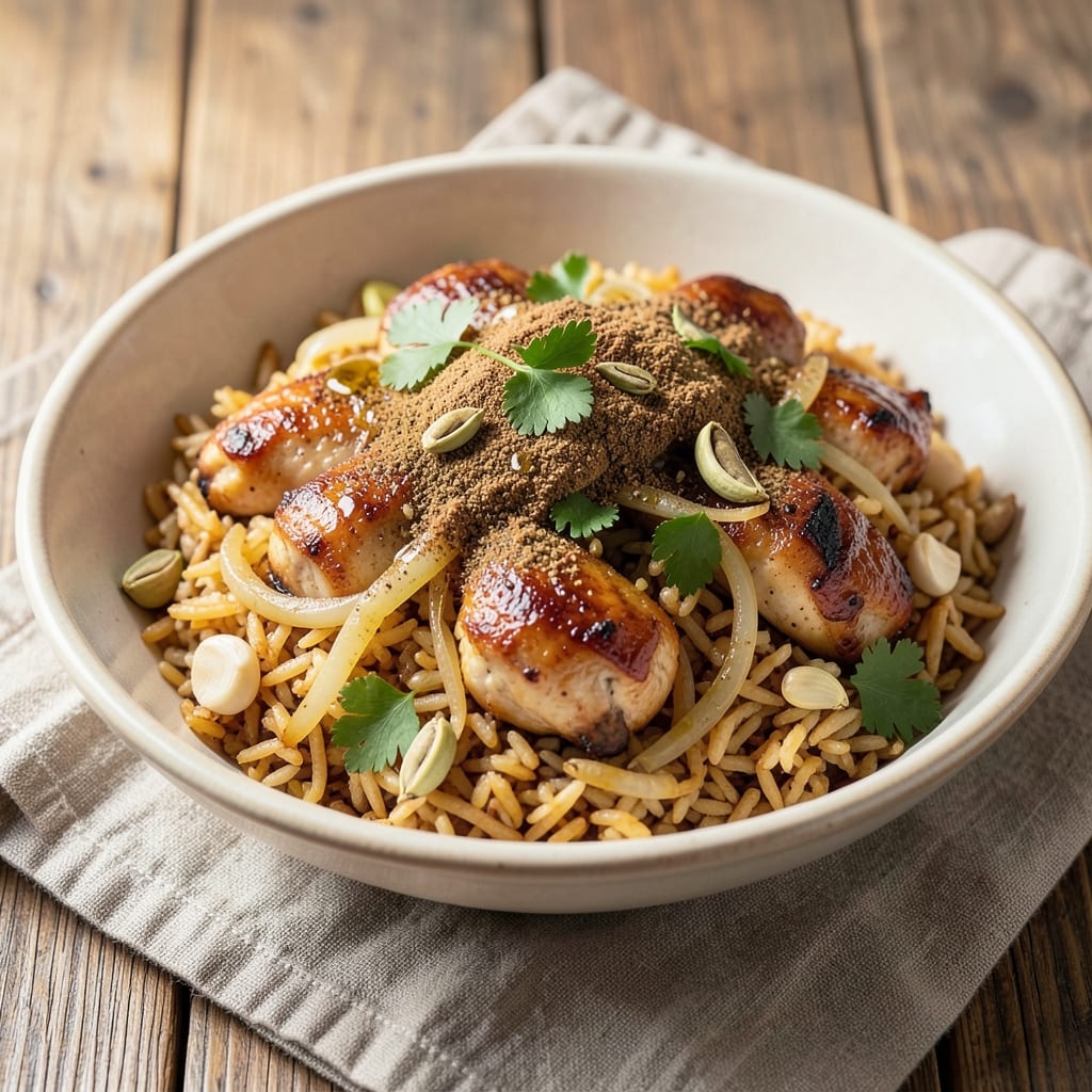 Arabic Fried Rice Recipe: Toasted Spice and Pomegranate Crunch