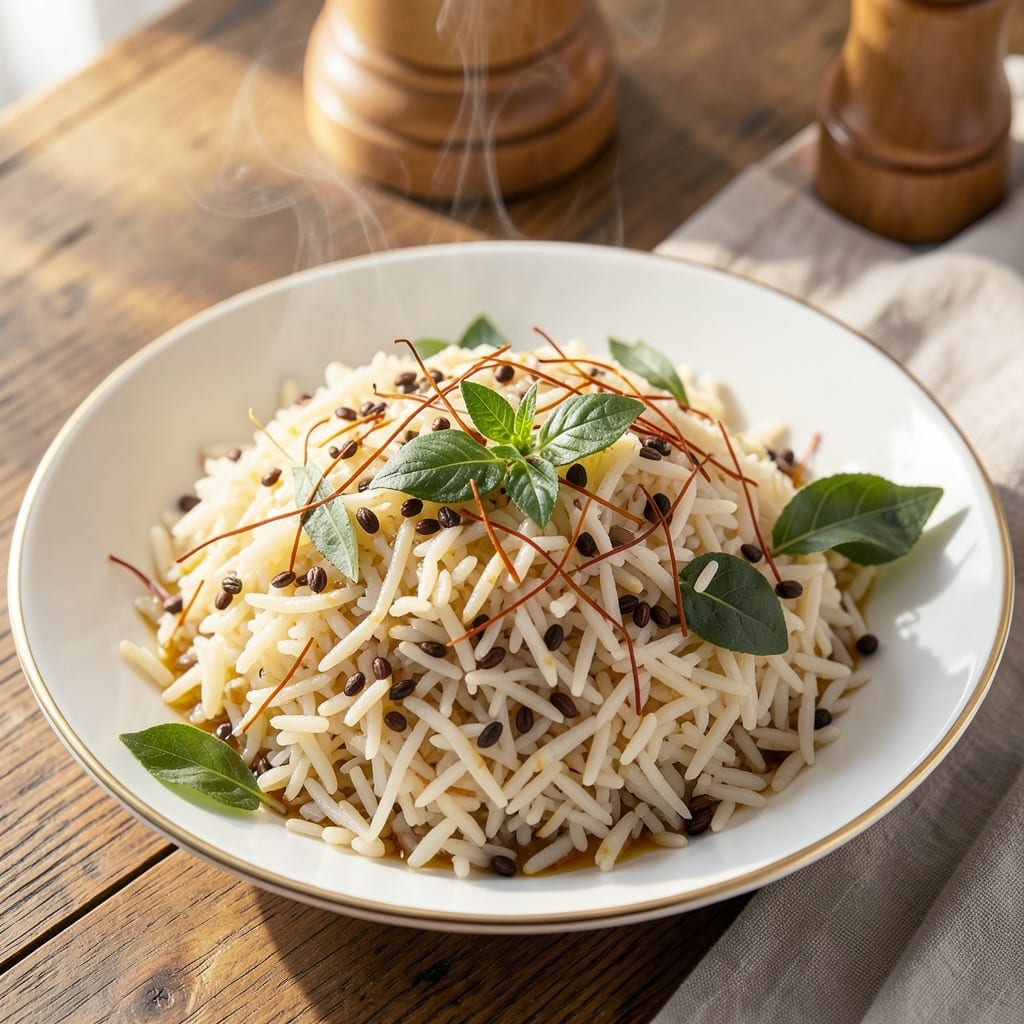 Aromatic Basmati Rice Recipe: Toasted Cumin and Saffron Infusion Magic