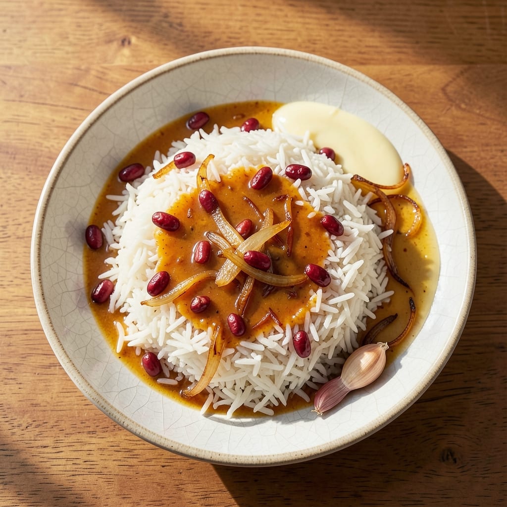 Ancient Rice Recipe: Golden Saffron and Toasted Barberry Crunch