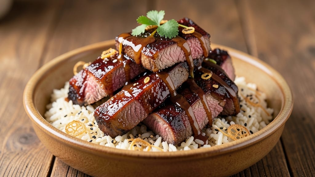 Caramelized Beef with Rice Recipe: Deep-Flavor Braise Over Fluffy Grains