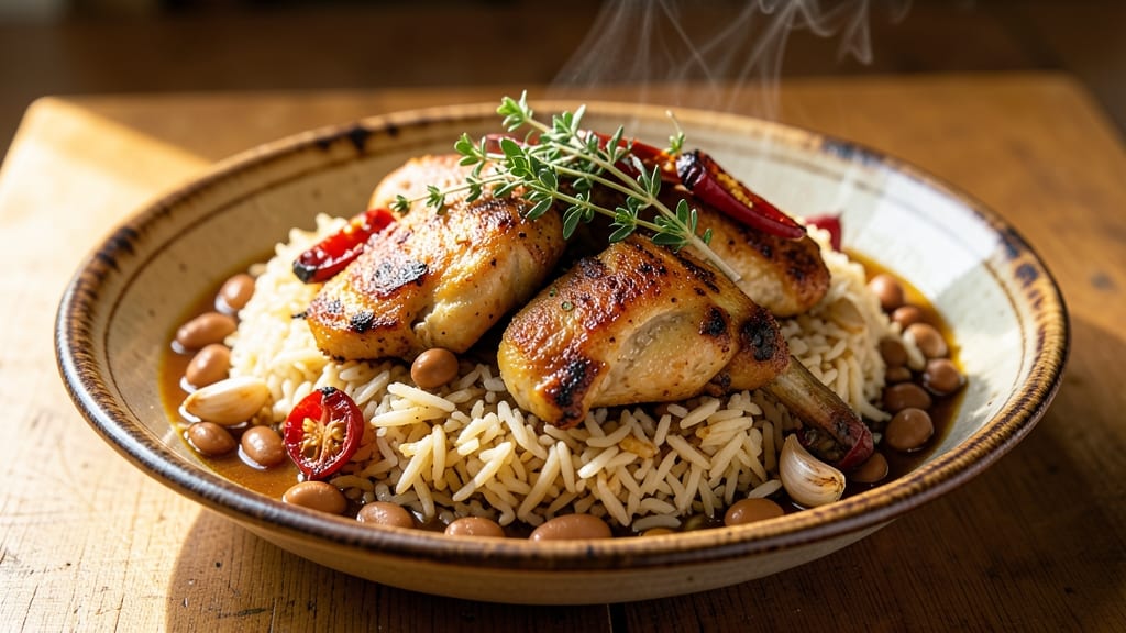 Caribbean Pelau Rice Recipe: One-Pot Spice-Infused Protein and Rice Harmony